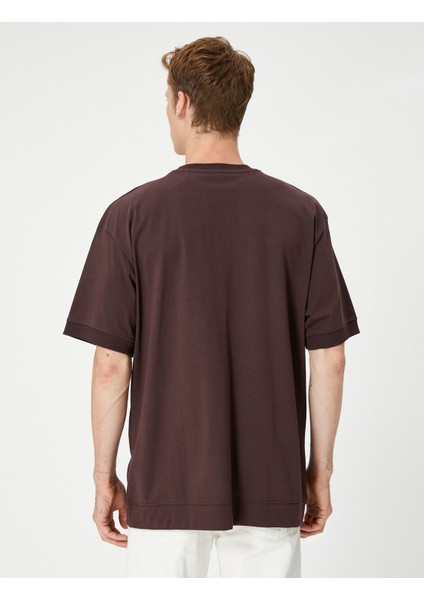 Basic Tişört Bisiklet Yaka Kısa Kollu Pamuklu fırsatları