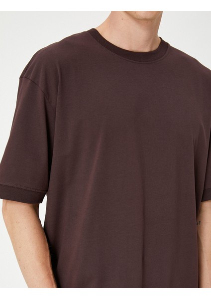 Basic Tişört Bisiklet Yaka Kısa Kollu Pamuklu indirimleri