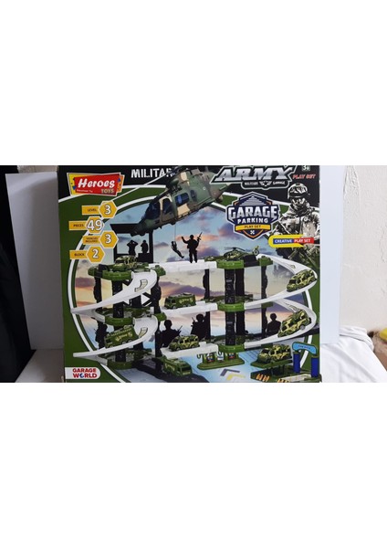 Heroes Üç Katlı Çift Blok Asker Set Oyuncak