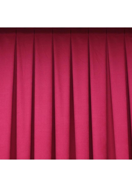 Petek Dokulu Kadife Dökümlü Fon Perde 1/3 Sık Pile Tek Kanat - Fuşya modelleri