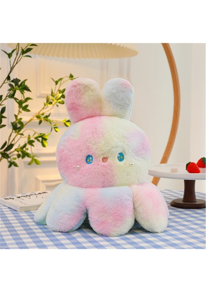 Yeni Çift Taraflı Ahtapot Tavşan Bebek Peluş Oyuncak (Yurt Dışından)