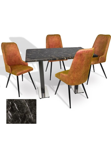 Karanfil Werzalit - Çırağan Masa Takımı (70X120) - (Teramo - Kiremit)