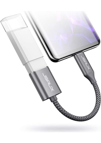 USB C To USB Adaptörü Type-C 3.0 Otg Kablosu Çevirici Dönüştürücü Adaptör Kablosu MacBook Pro 2018 2017 ile Uyumlu Samsung Galaxy S20 S20+ Ultra S8 S9 Note 10 Uyumlu CD0019