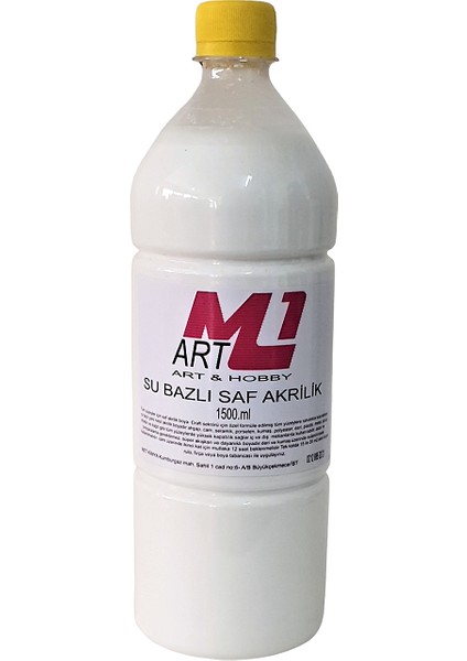 Saf Akrilik Boya 1500 gr