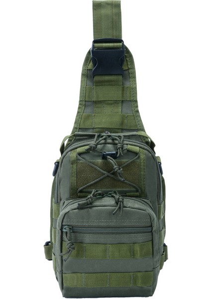 Küçük Ordu Çantası Kamuflaj Oxford Kumaş Çapraz Tek Spor Açık Taktik Göğüs Çantası (Yurt Dışından)