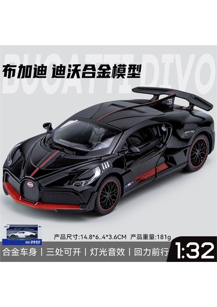 1/32 Bugatti Simülasyon Alaşım Spor Araba Modeli Süsleme (Yurt Dışından)