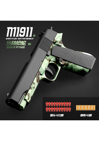 Kabuk Fırlatma Yumuşak Kurşun Tabanca Glock Simülasyon Tabanca Oyuncak (Yurt Dışından)