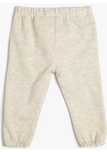 Basic Jogger Eşofman Altı Beli Lastikli Pamuklu
