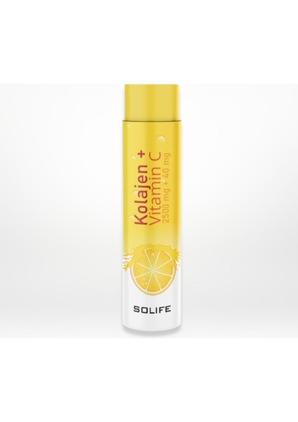 Kolajen + Vitamin C Likit 2500 mg + 40 mg Limon Aromalı 40 ml 30 Adet