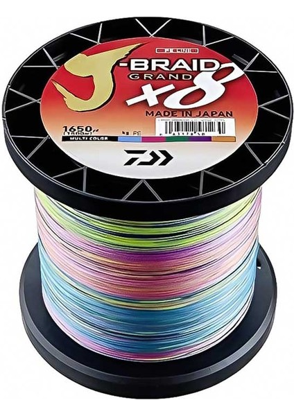 J-Braid Grand 8b 1500 mt Multicolor Ip Misina