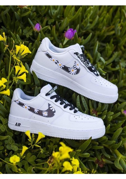 Airforce1 '07 White Tasarımlı Spor Ayakkabı Sneakers Unisex Ortepedik Taban