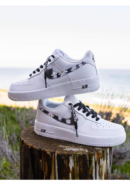 Airforce1 '07 White Tasarımlı Spor Ayakkabı Sneakers Unisex Ortepedik Taban