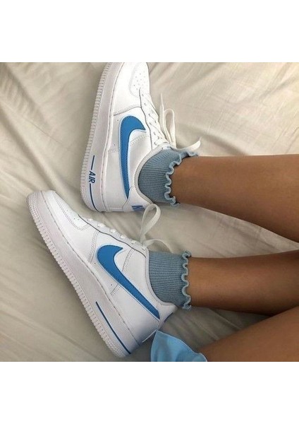 Airforce1 '07 White Tasarımlı Spor Ayakkabı Sneakers Unisex Ortepedik Taban