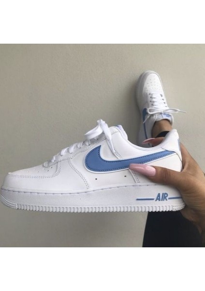 Airforce1 '07 White Tasarımlı Spor Ayakkabı Sneakers Unisex Ortepedik Taban