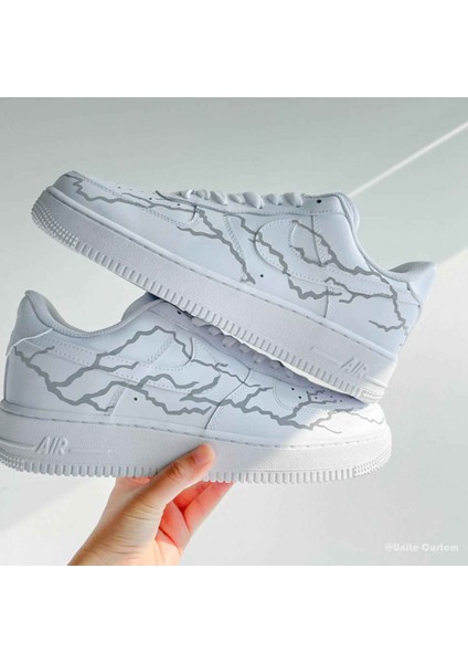 Airforce1 '07 White Tasarımlı Spor Ayakkabı Sneakers Unisex Ortepedik Taban