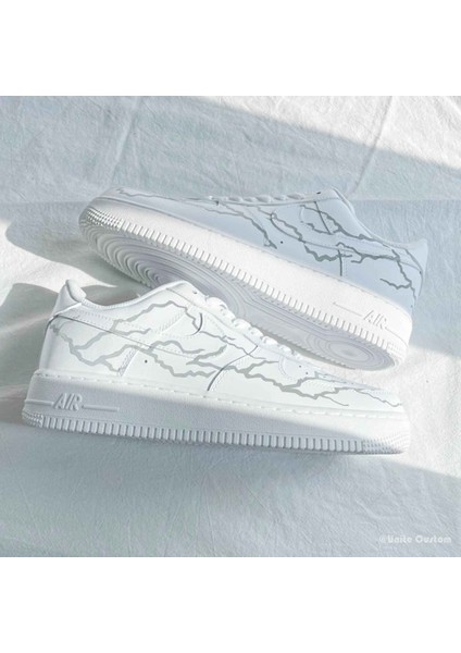 Airforce1 '07 White Tasarımlı Spor Ayakkabı Sneakers Unisex Ortepedik Taban