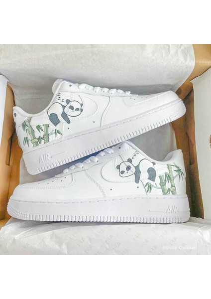Airforce1 '07 White Tasarımlı Spor Ayakkabı Sneakers Unisex Ortepedik Taban