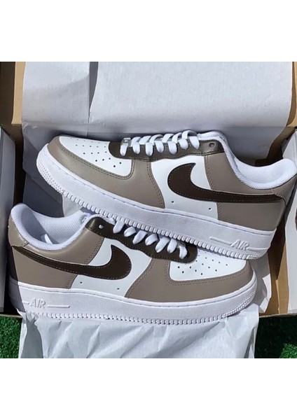 Airforce1 '07 White Tasarımlı Spor Ayakkabı Sneakers Unisex Ortepedik Taban