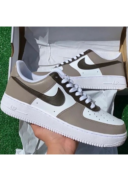 Airforce1 '07 White Tasarımlı Spor Ayakkabı Sneakers Unisex Ortepedik Taban