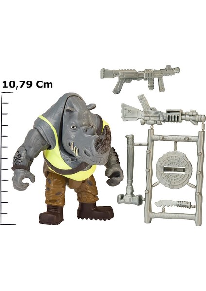 Tmnt Ninja Kaplumbağalar Aksiyon Figürler 11 cm Rocksteady Mutant Muscle modelleri