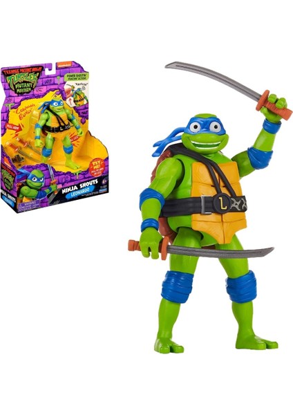 Tmnt Ninja Kaplumbağalar Sesli Deluks Aksiyon Figürler Leonardo