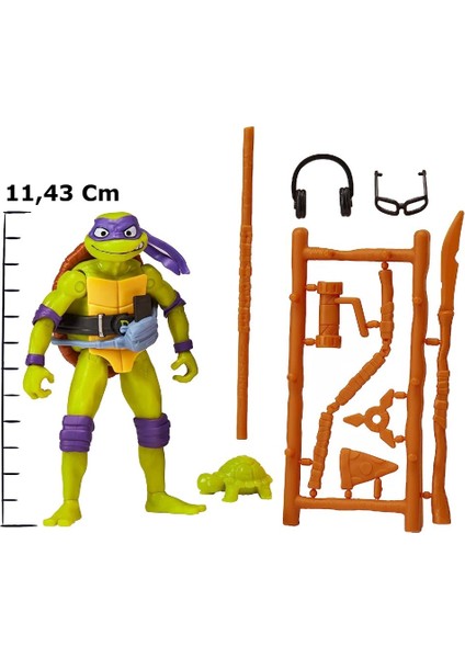 Ninja Kaplumbağalar Aksiyon Figürler 11 cm Donatello The Brains