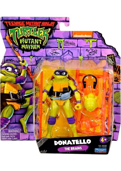 Ninja Kaplumbağalar Aksiyon Figürler 11 cm Donatello The Brains