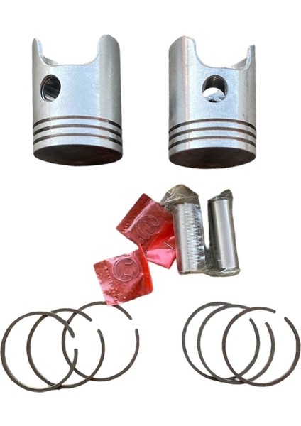 Jawa 350 Piston Takımı Sekmanlı 58.5mm