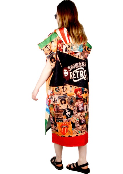 SP1036 Retro Sörf Pançosu, Giyilebilir Plaj Havlusu modelleri