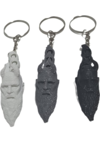 God Of War Mimir Anahtarlık 3'lü set