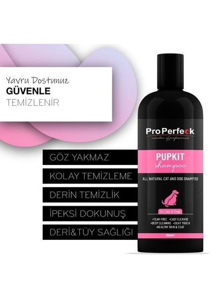 Pupkit Yavru Kedi Köpek Şampuanı 250 ml