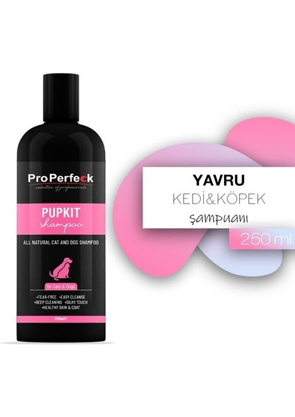 Pupkit Yavru Kedi Köpek Şampuanı 250 ml