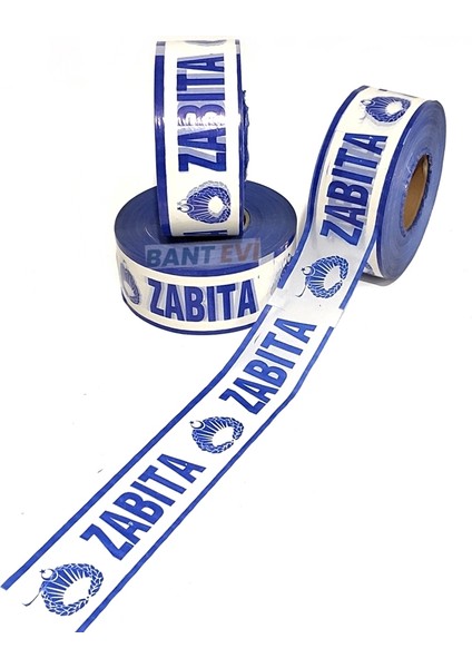 Zabıta Emniyet Şeridi 75 mm x 500 m Zabıta İkaz Bandı