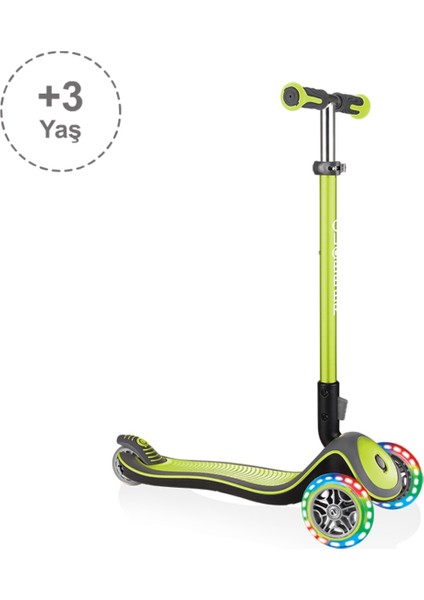 Scooter Elite Deluxe Işıklı Yeşil