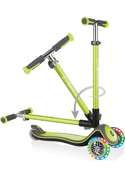 Scooter Elite Deluxe Işıklı Yeşil