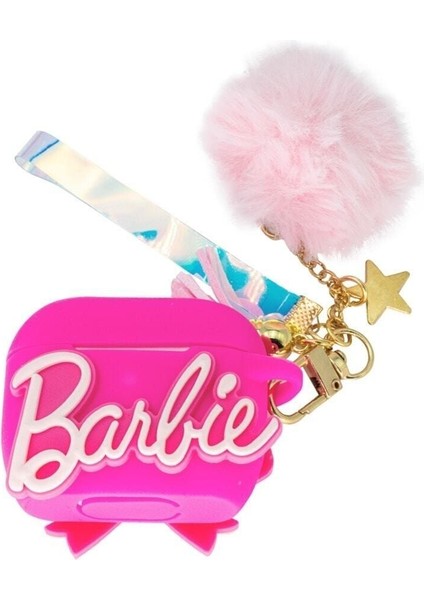 3. Nesil Uyumlu Barbie Temalı Pembe Kulaklık Kılıfı