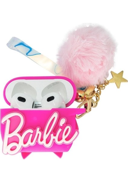 3. Nesil Uyumlu Barbie Temalı Pembe Kulaklık Kılıfı fiyatları