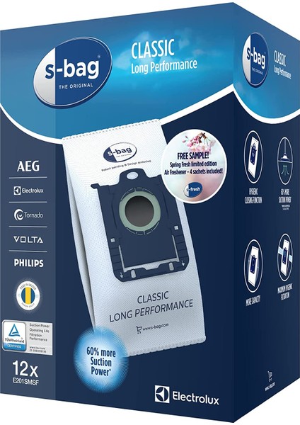 E201SMSF 12'li S-Bag Mega Pack Toz Torbası