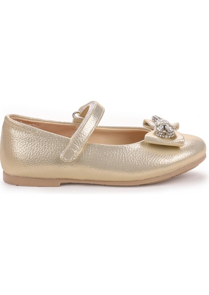 Papyon Taşlı Cırtlı Kız Çocuk Babet Ayakkabı 254 Vakko Altın fırsatları
