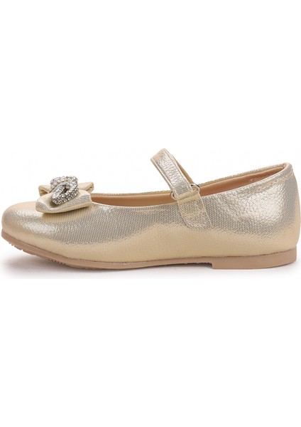 Papyon Taşlı Cırtlı Kız Çocuk Babet Ayakkabı 254 Vakko Altın indirimleri