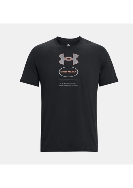 Under Armour M Branded Gel Stack Ss Erkek Siyah T-shirt 1380957-001