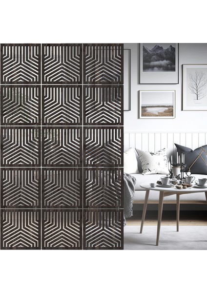 Lazer Kesim Sarkıt Paravan, Ahşap Seperatör, Panel Levha Seti