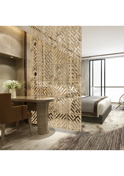 Lazer Kesim Sarkıt Paravan, Ahşap Seperatör, Panel Levha Seti fiyatları