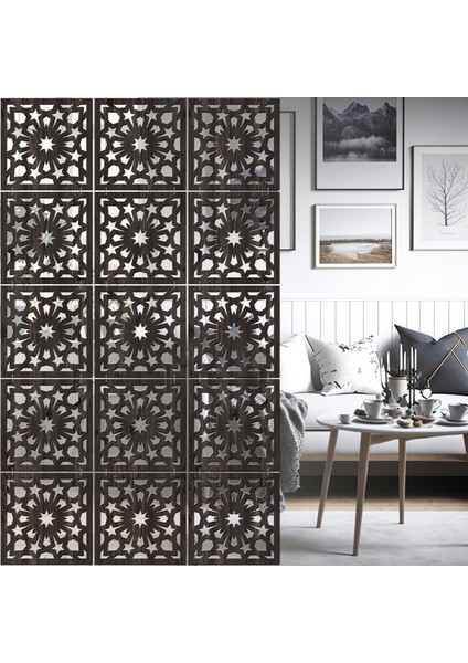 Lazer Kesim Sarkıt Paravan, Ahşap Seperatör, Panel Levha Seti