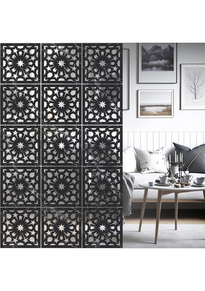 Lazer Kesim Sarkıt Paravan, Ahşap Seperatör, Panel Levha Seti