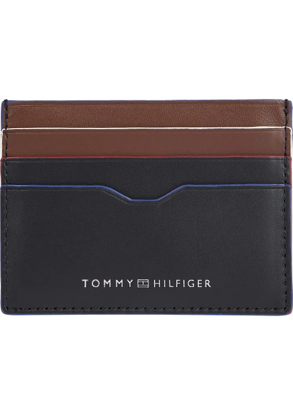 Tommy Hilfiger Siyah Erkek Kartlık Th Prep cc Holder