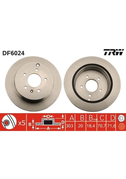 Fren Diski Arka 303MM Antara-Captiva Z20S 2007- Takım Fiyatıdır fiyatları