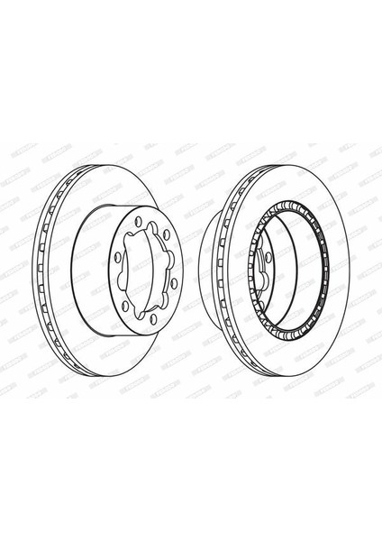 Fren Diski Arka 303Mm Sprinter W906-W907 Crafter 2006-2016 Takım