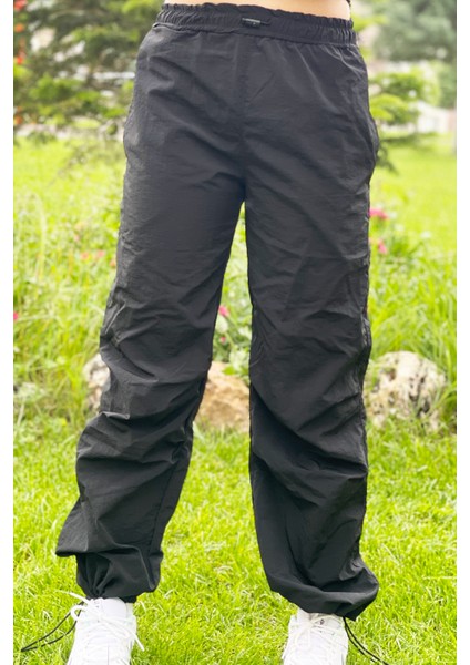 Çocuk Unisex Paçaları Elastik Jogger Paraşüt Kumaş PANTOLON-PNT-0031