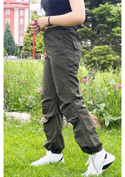 Çocuk Unisex Paçaları Elastik Jogger Paraşüt Kumaş PANTOLON-PNT-0031 modelleri